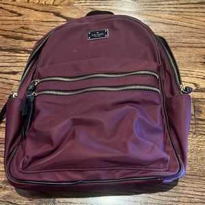 Kate Spade NWOT Burgundy Medium Backpack